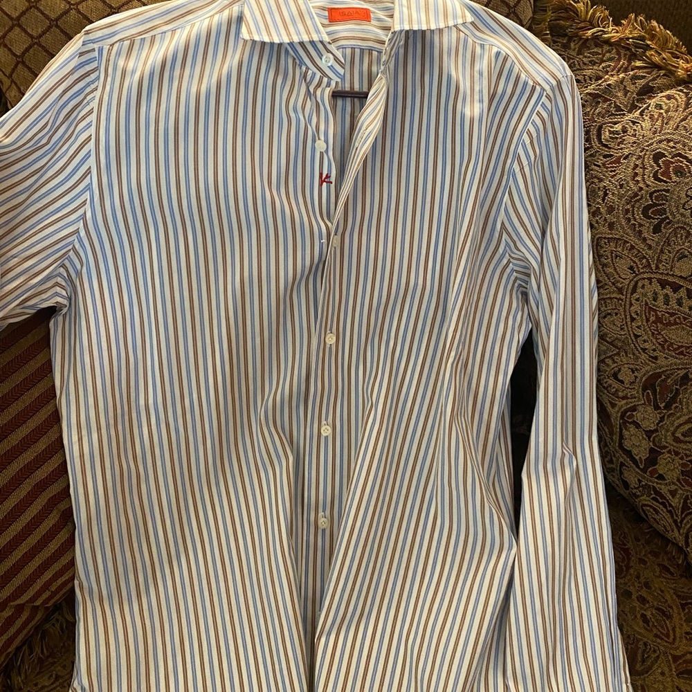 ISAIA dress shirt size medium Pristine
